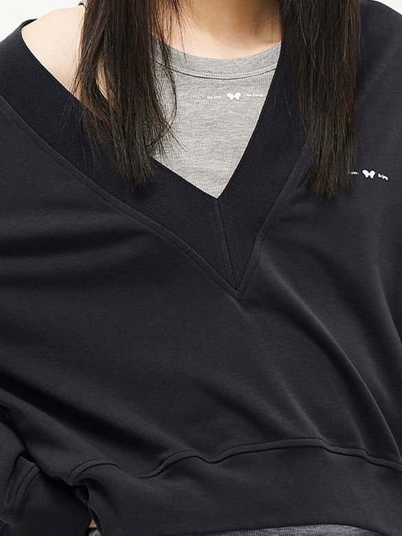 V-neck Sweatshirt