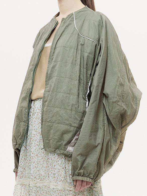 Nylon Design hoodie Blouson
