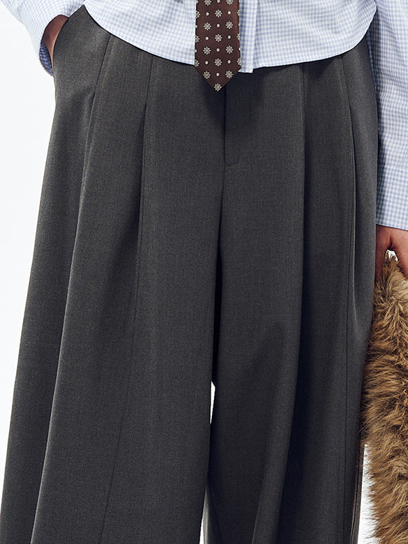Belted Slacks Cargo Pants