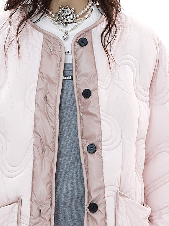 Monogram No-collar Down Jacket