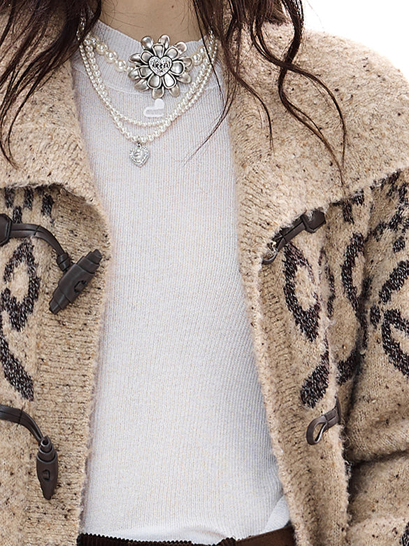 Pattern Knit Outer