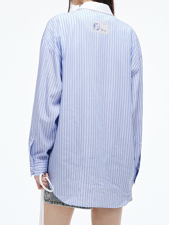 Seal Style Stripe Shirt