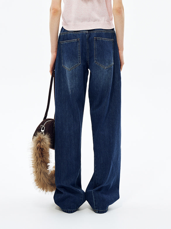 Waist Code Denim Pants