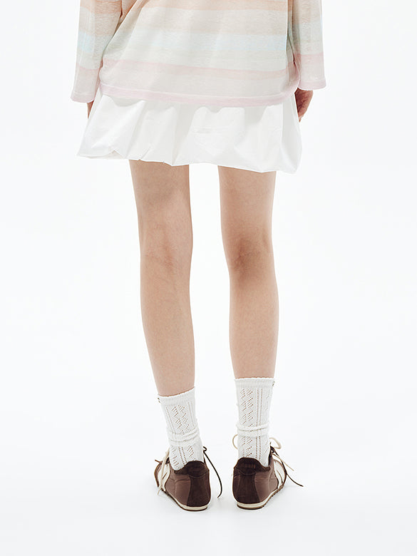 Taffeta Balloon Skirt