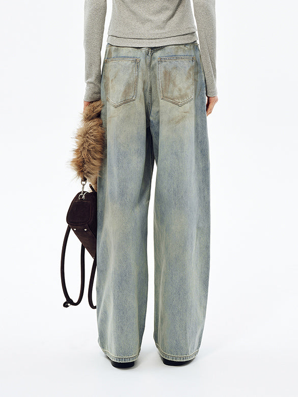 Dirty Denim Pants