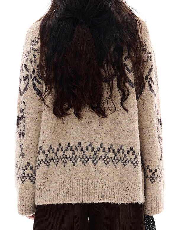 Pattern Knit Outer