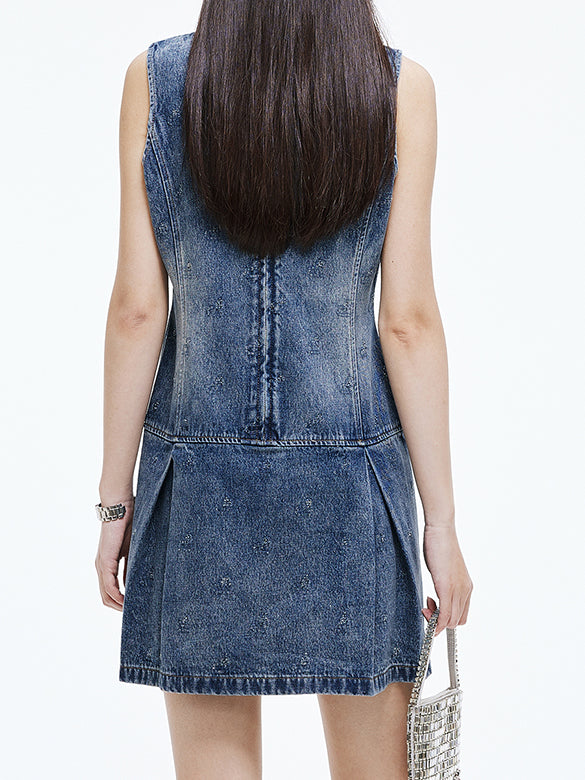 Monogram Denim Dress