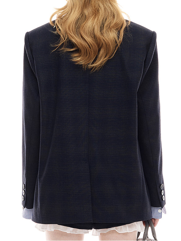 Plaid Pattern Jacket