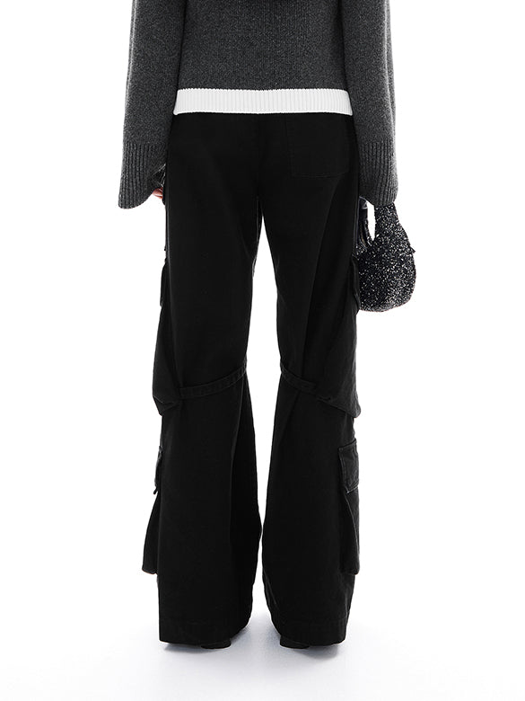 Strap Design Cargo Pants