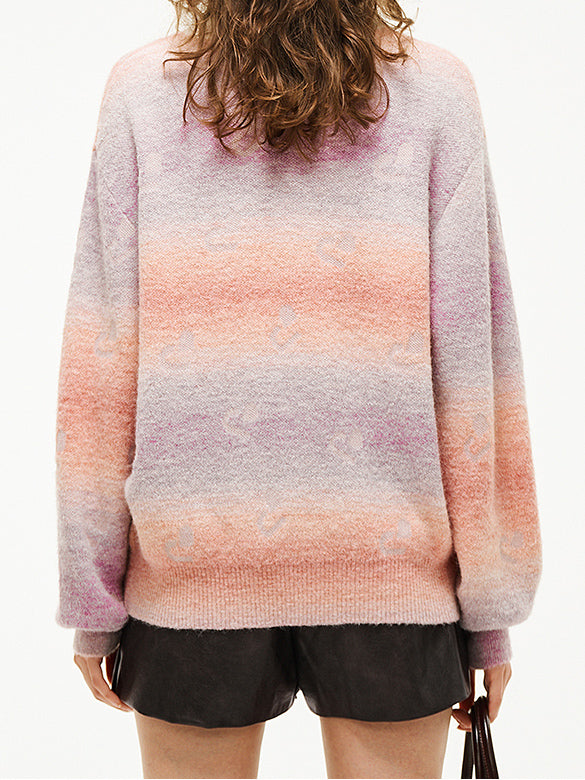 Monogram Stripe Gradation Knit