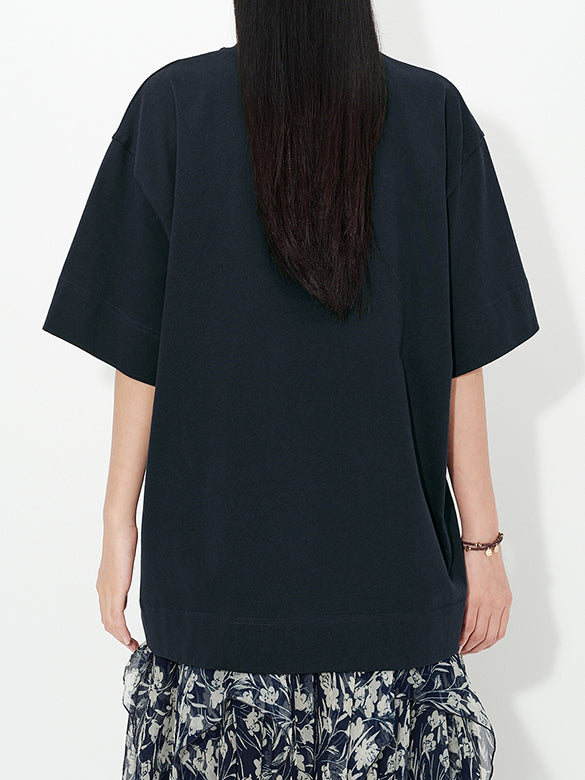 Mixed Material T-shirt