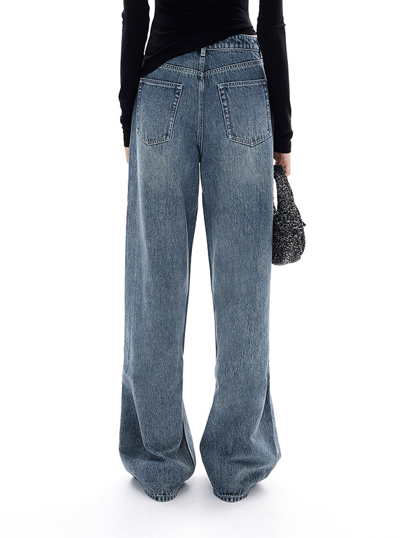Beads Design Denim Pants