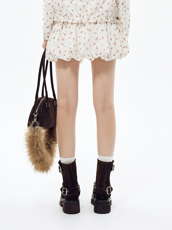 Flowe Printed Balloon Skirt