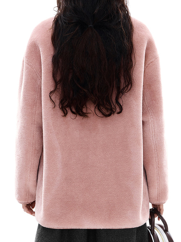 Fake Mouton Reversible Coat