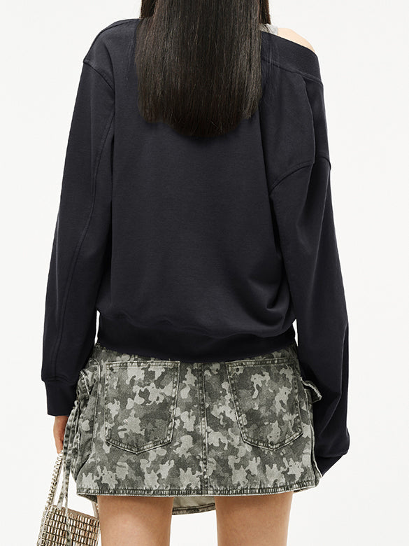 V-neck Sweatshirt