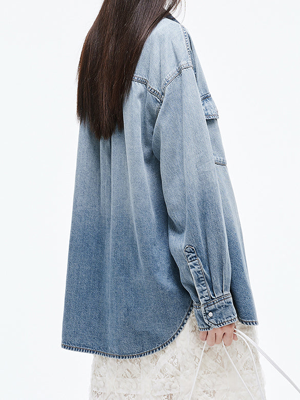 Seal Style Denim Shirt