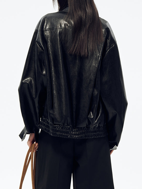 Fake Leather Riders Jacket