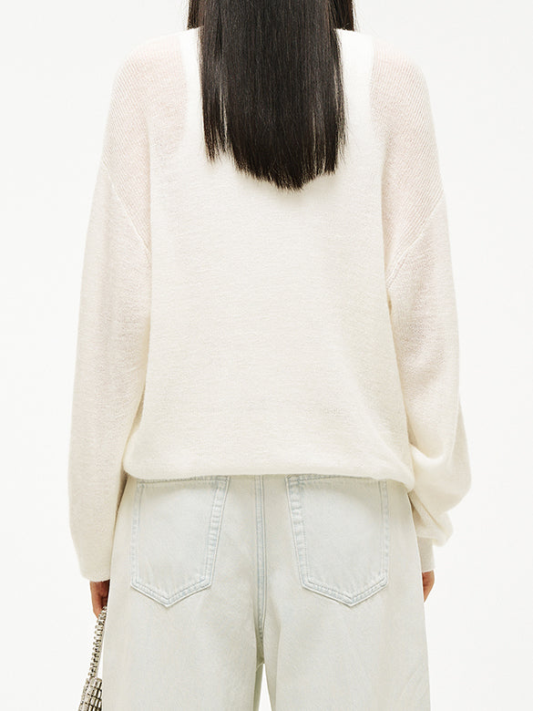 Unicorn Embroidery & Sequins Knit Top