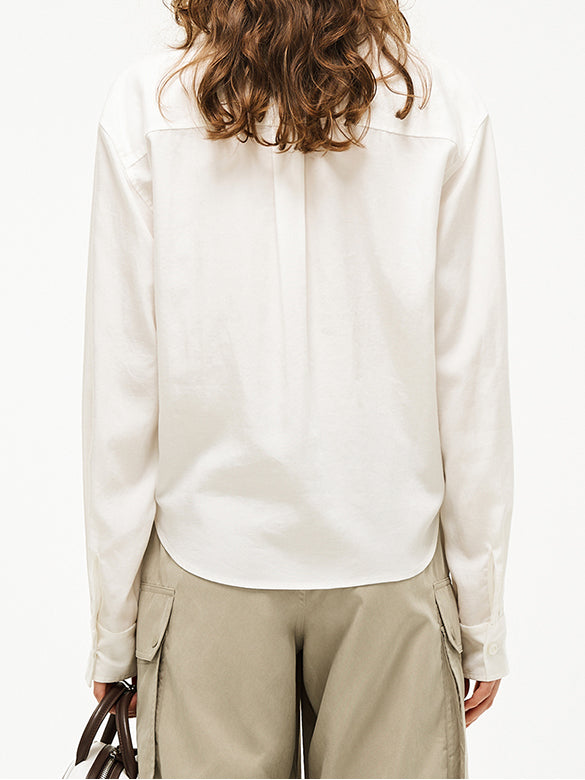 Waist Aperture Drape Shirt