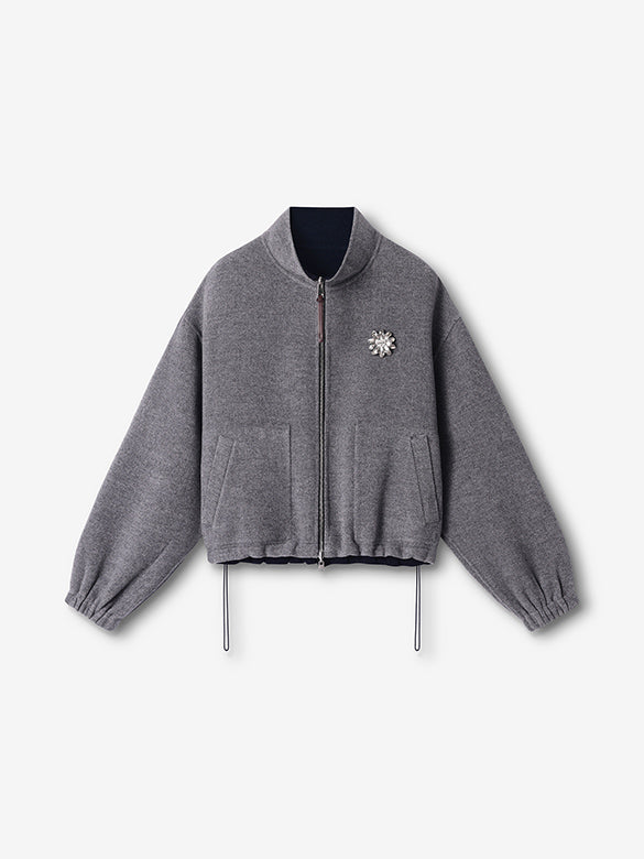 Reversible Freese Zipper Blouson