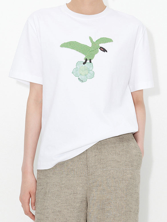 Euan Roberts Collaboration 3D Embroidery T-shirt
