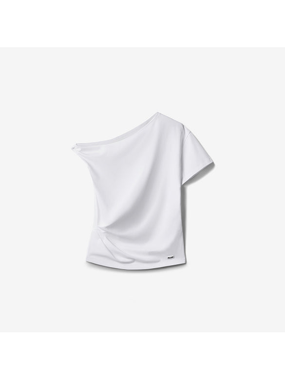 One-shoulder Design T-shirt