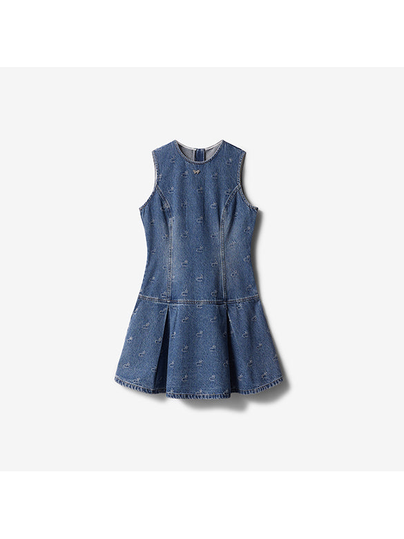 Monogram Denim Dress
