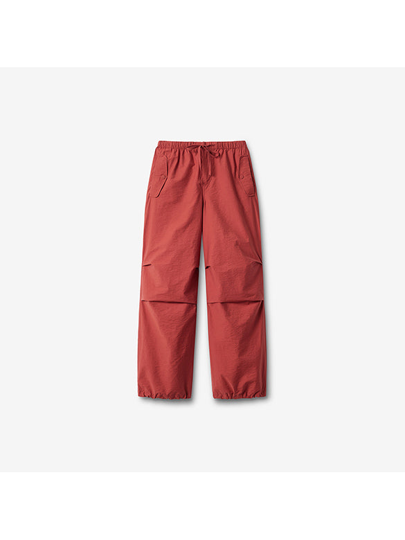 Red Nylon Work Pants