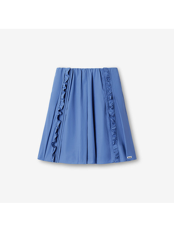 Frill Taffeta Skirt
