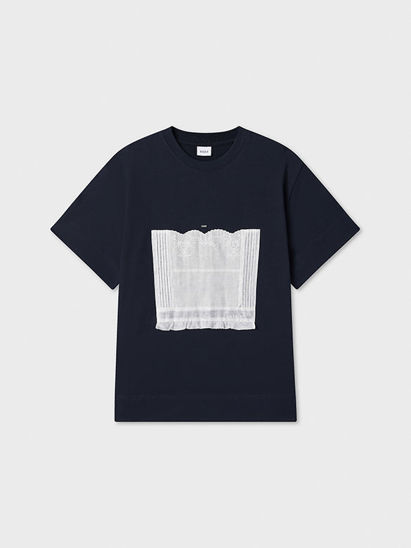 Mixed Material T-shirt