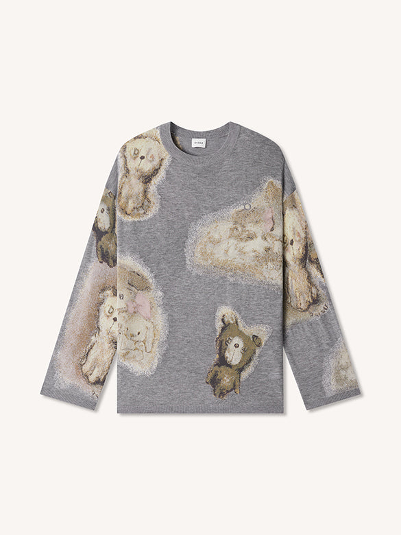 Character Design Knit Top