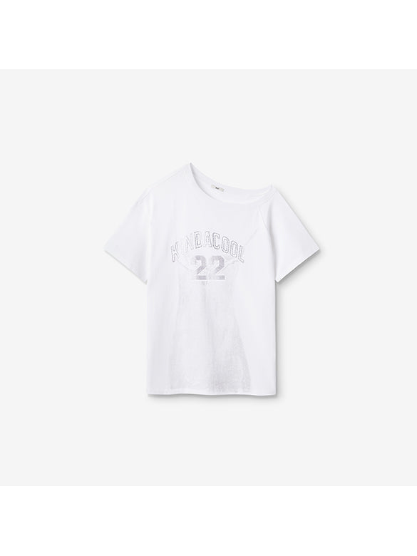 One-shoulder T-shirt Dress