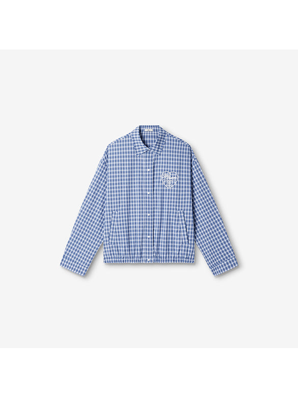 Plaid Shirt Blouson
