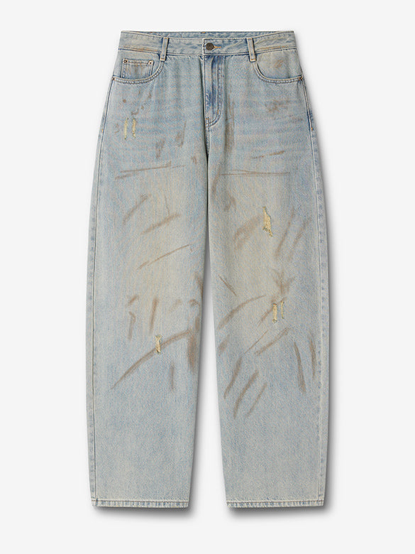 Dirty Denim Pants