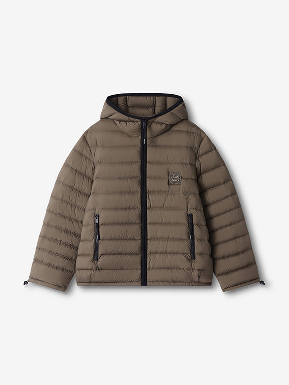 Bi-color Piping Down Jacket