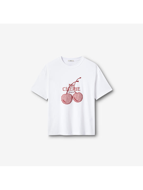Embroidery Cherry T-shirt