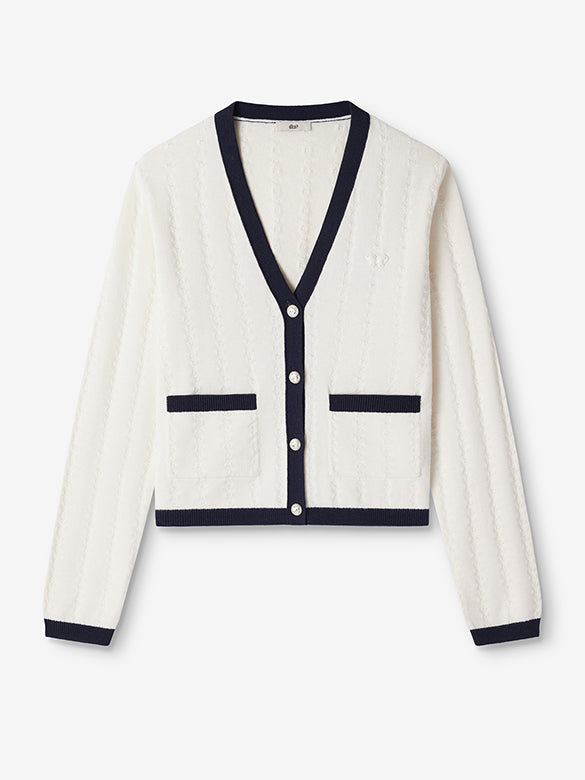 Piping Ensemble Knit Top