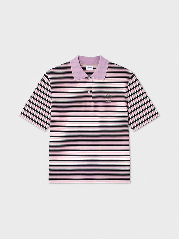 Stripe Polo Top