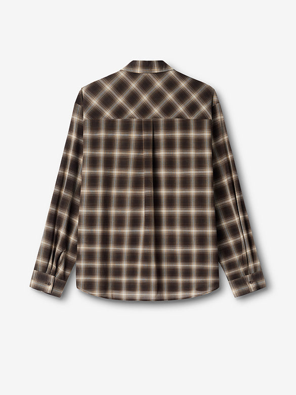 Patch Plaid Shirt