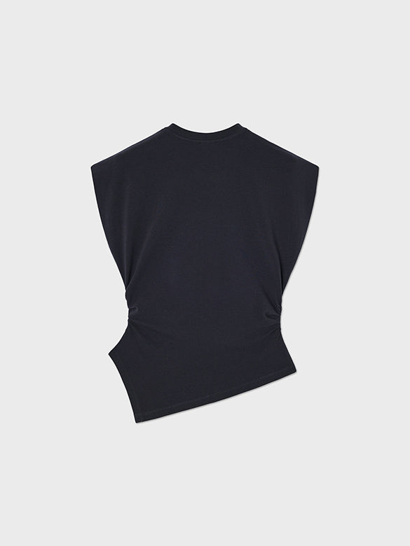 Embroidery Design Asymmetry Top