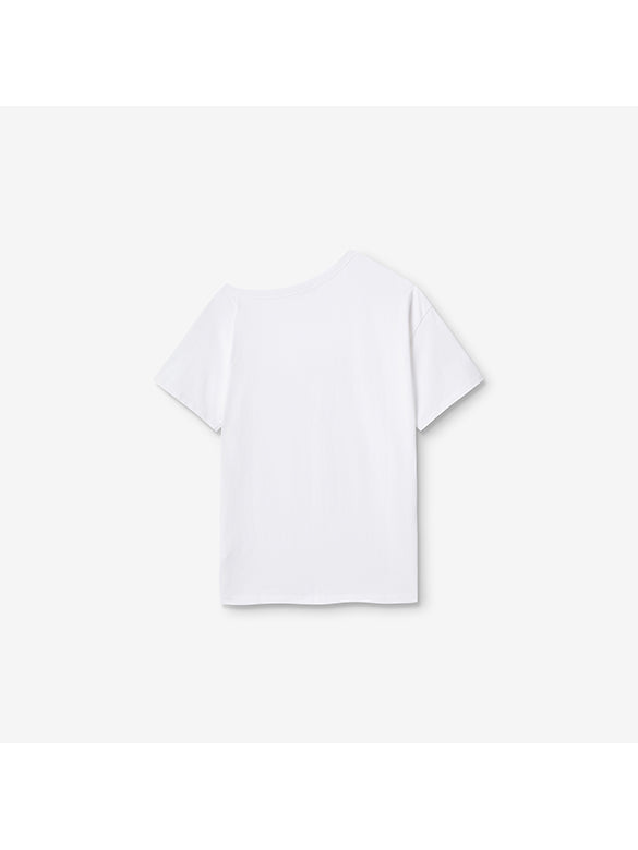 One-shoulder T-shirt Dress