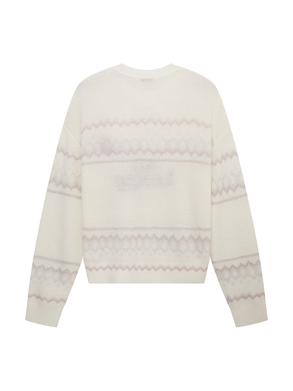 Design Pattern Knit Top