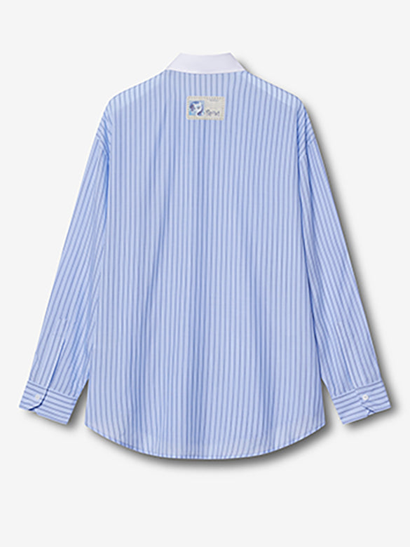 Seal Style Stripe Shirt