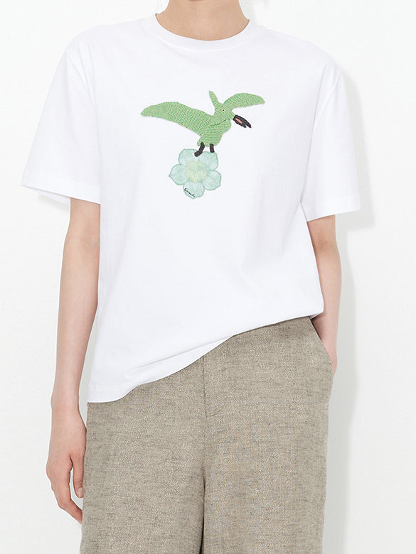 Euan Roberts Collaboration 3D Embroidery T-shirt