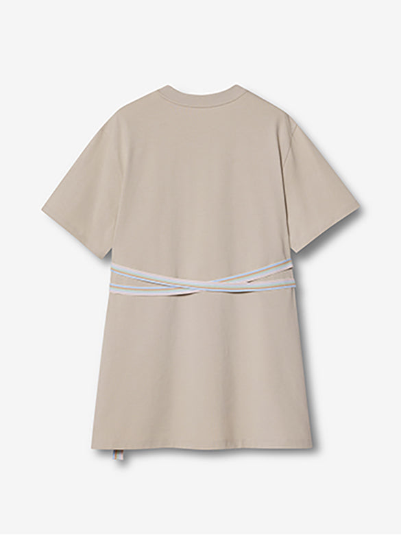 Ribbon Code Printed T-shirt