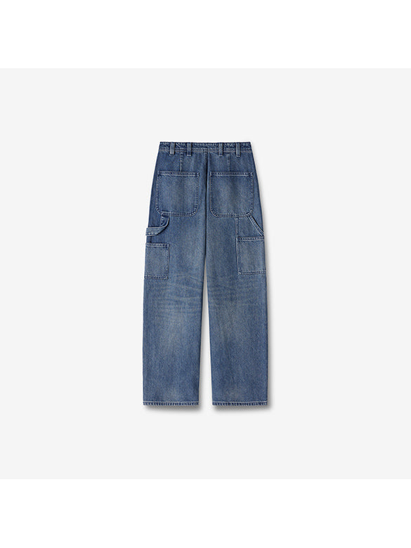 Design Cargo Denim Pants