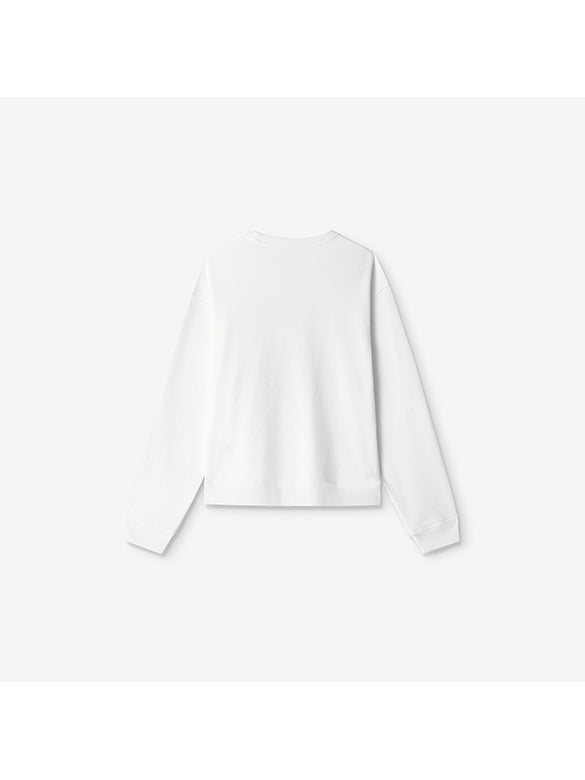 Printed & Beads Sweatshirt