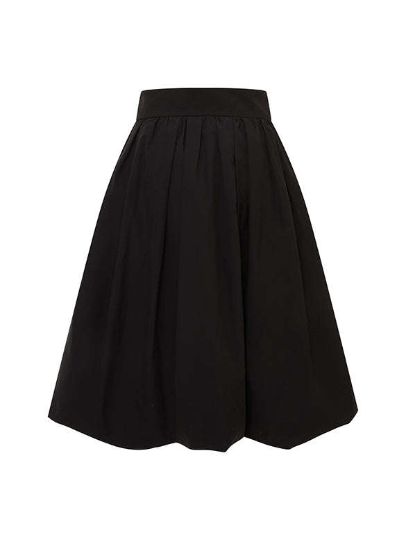 Padded Taffeta Skirt