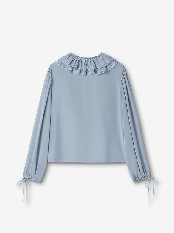 Frill Chiffon Blouse