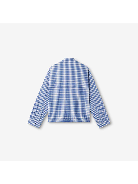 Plaid Shirt Blouson